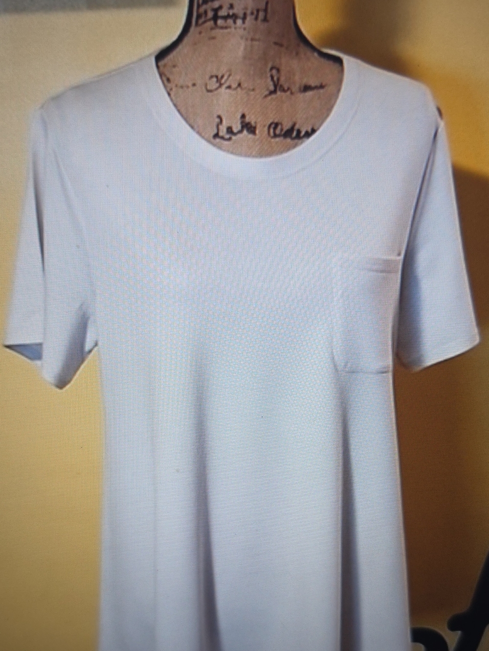 LOGO LOUNGE by Lori Goldstein French Terry Asymmetric Hem Top